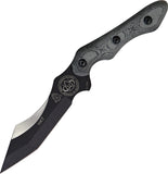 TOPS HKT-Hunter Killer Tracker Fixed Blade Black Handle Knife w/ Sheath HKT01