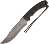 TOPS Knives 13" Longhorn Fixed Bowie Blade Black Handle Knife + Sheath LONGBRMT