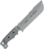 TOPS Knives M4X Punisher Fixed Sawback Blade Gray Micarta Handle Knife M4X01