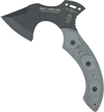 TOPS Knives MAX the Mini Axe Fixed Ax Head Blade Black Linen Handle Knife MAX01