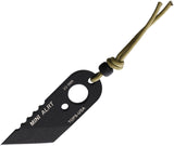 TOPS Mini ALRT Black 1095 Tanto Fixed Blade Neck Knife w/ Sheath MINIALRT