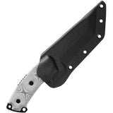 TOPS Steel Eagle Sawback Black & Gray Micarta 1095 DP Fixed Blade Knife E105C