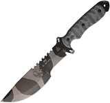 TOPS Skullcrusher Xtreme Rocky Mtn/Black Micarta 1095HC Fixed Blade Knife SXB10C
