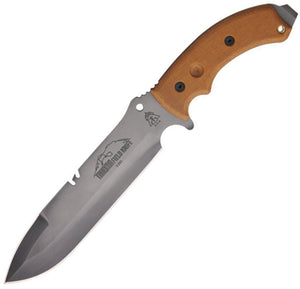 TOPS 14" Tahoma Field Fixed Blade Tan Micarta Handle Multi-Purpose Knife TAHO01