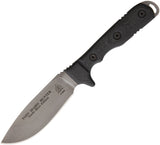 TOPS 10" Idaho Hunter Snake River Edition Fixed Blade Black Handle Knife TIH02