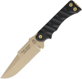 TOPS Team Jackal Survivor Fixed Coyote Tan Blade Black G10 Handle Knife TMJK5S