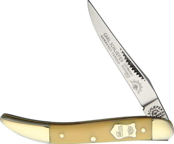 German Eye Toothpick Yellow Handle Solingen SCHLIEPER Folding Pocket K –  Atlantic Knife Company