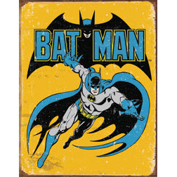 Batman Comic Book Cover Superhero Man Cave Metal Tin Sign 1357