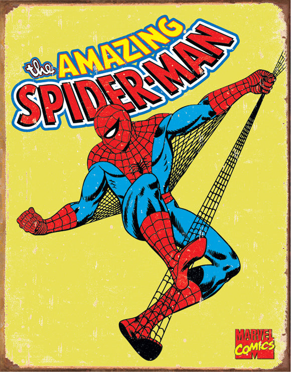 Tin Signs The Amazing Spiderman Marvel Comic Book Superhero Metal Sign 1437