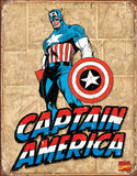 Captain America Marvel Comic Book Superhero Man Cave Metal Tin Sign 1736