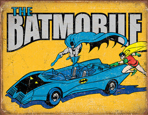 The Batmobile Tin Sign Wall Décor 2028