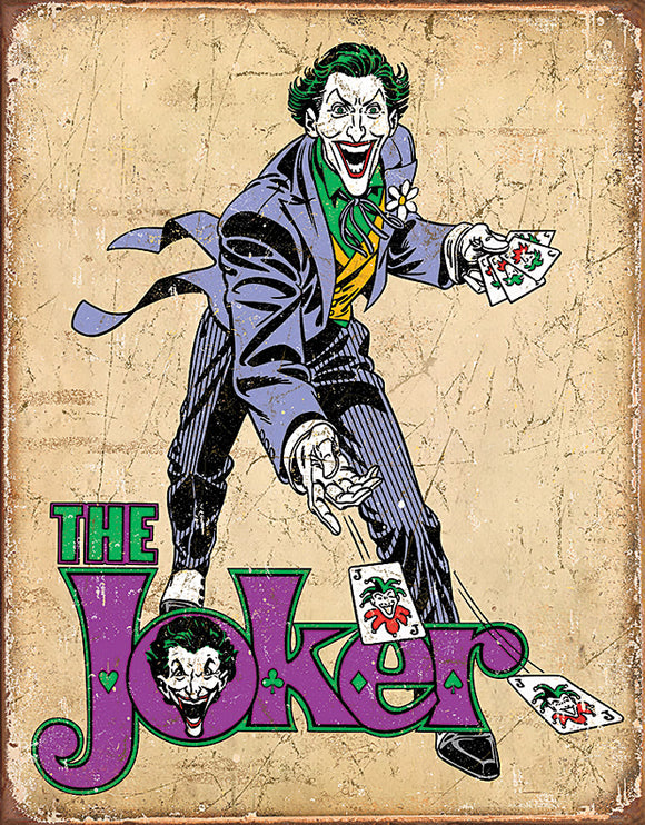 The Joker Comic Tin Sign Wall Décor 2090