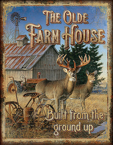 The Olde Farmhouse Tin Sign Wall Décor 2093