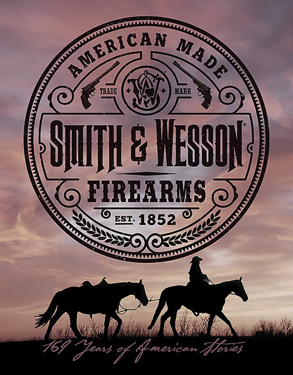 Tin Signs Smith & Wesson American Firearms Metal Sign Wall Decor 2479