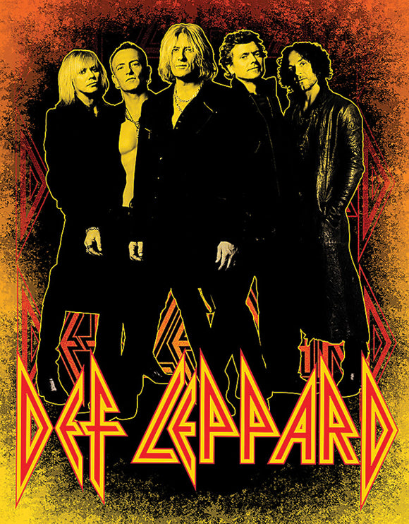 Tin Signs Def Leppard Band Music Bande Metal Sign Home Décor 2505