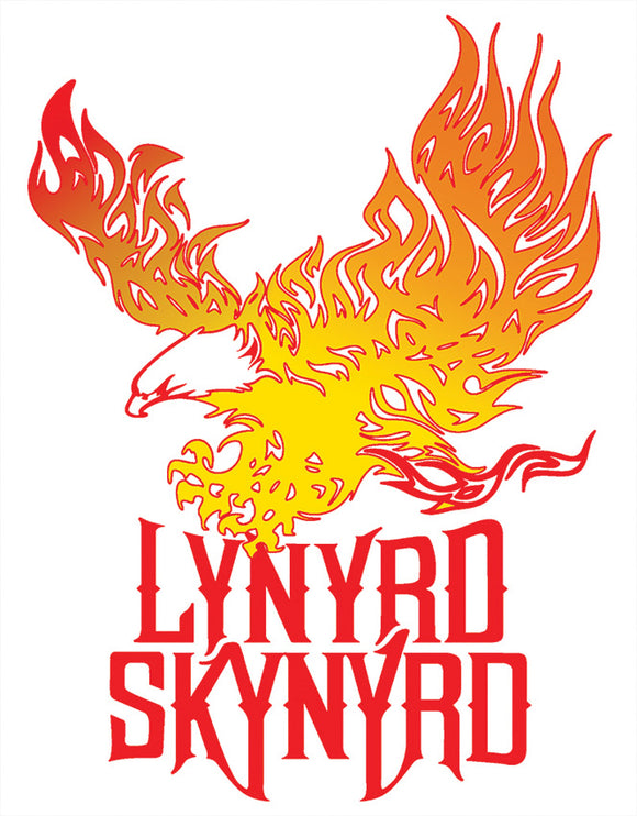 Tin Signs Lynyrd Skynyrd Flaming Eagle Design Metal Sign Wall Decor 2515