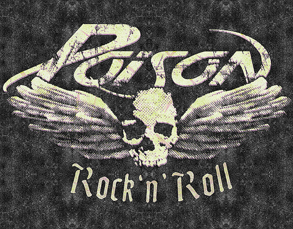 Poison Rock N Roll Wall Décor Metal Tin Sign 2522