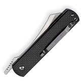 TRIVISA Higonokami Linerlock Carbon Fiber Folding D2 Steel Pocket Knife JY03DC