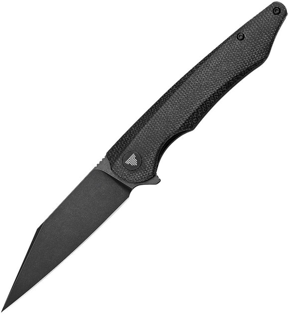 TRIVISA Lynx Linerlock Blackout G10 Folding 14C28N Steel Pocket Knife TY02M14
