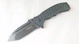 Proelia Linerlock Green & Black g10 Folding d2 Knife 010gnbk