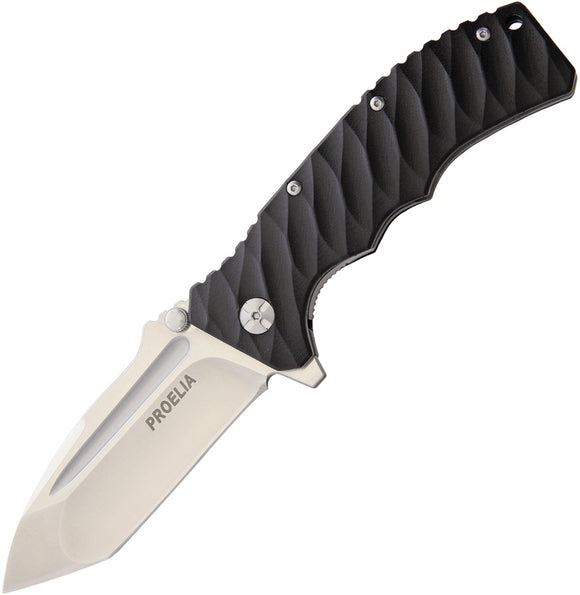 Proelia Tanto Linerlock Black Folding knife 010