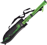 Frost Cutlery Tac Xtreme Stainless Fixed Blade Green Handle w/ Sheath