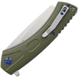 Proelia Linerlock G10 Green D2 Folding Knife 948