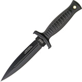 United Cutlery 9.5" Combat Commander Black Handle Fixed Blade Boot Knife 2657