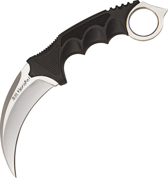 United Cutlery Honshu Karambit Black Handle Stainless Fixed Blade Knife 2977