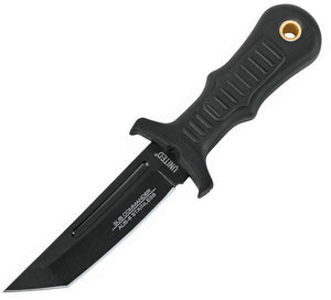 United Cutlery Sub Commander Black Stainless Mini Fixed Tanto Blade Knife 3120