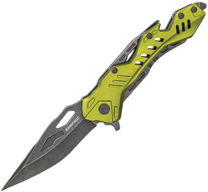 United Cutlery Rampage Linerlock A/O Green Folding Knife 3304