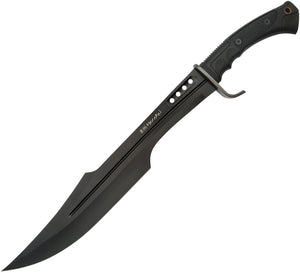 United Cutlery Honshu Spartan 23" Black Fixed Blade Knife + Sheath 3345b