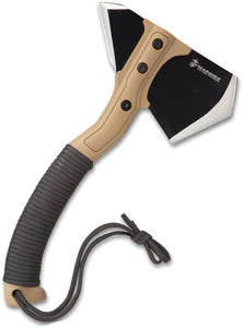 United Cutlery USMC Tan & Black Cord Wrapped Field Axe 3365