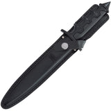 United Cutlery Combat Commander V42 Stiletto Black 1065 Fixed Blade Knife 3448