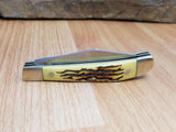 Schrade Uncle Henry Peanut 2018 Stag Stainless Folding Pocket Knife