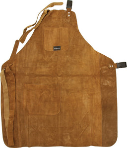 UJ Ramelson 3 Pocket Brown Suede Leather Wood Carvers Apron UJ04