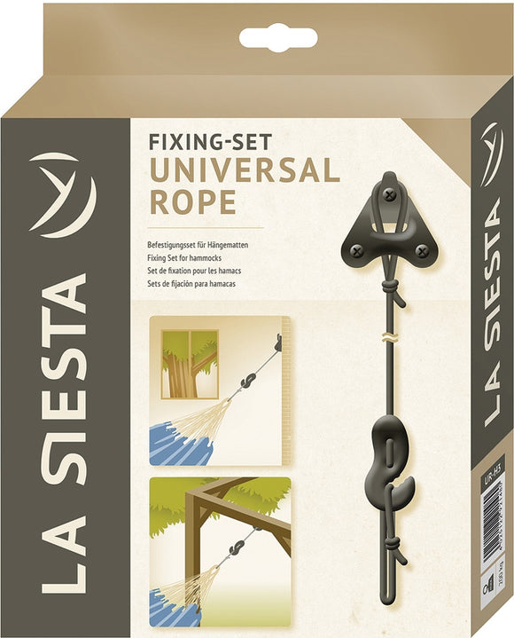 La Siesta Universal Rope Hammock Hanging Fixing Set Holds 440 lbs Outdoor Mount