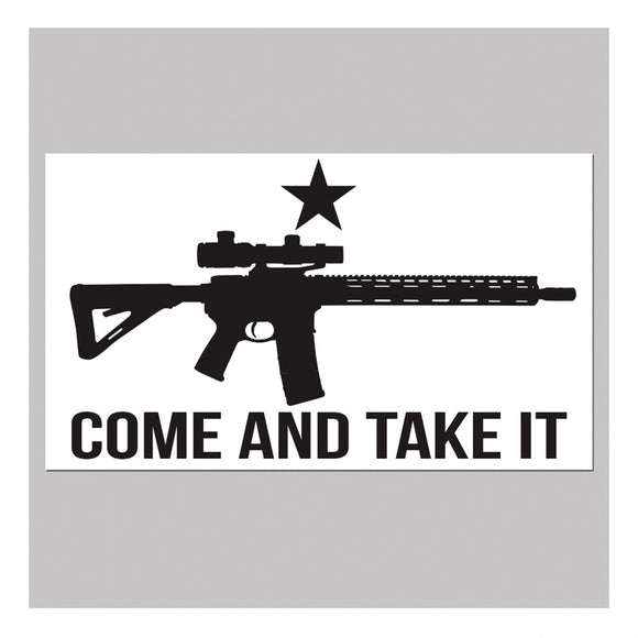 United States Tactical Come and Take It Gun Design Sticker BS775