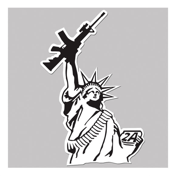 United States Tactical Statue Of Liberty Gun Design Sticker BS780