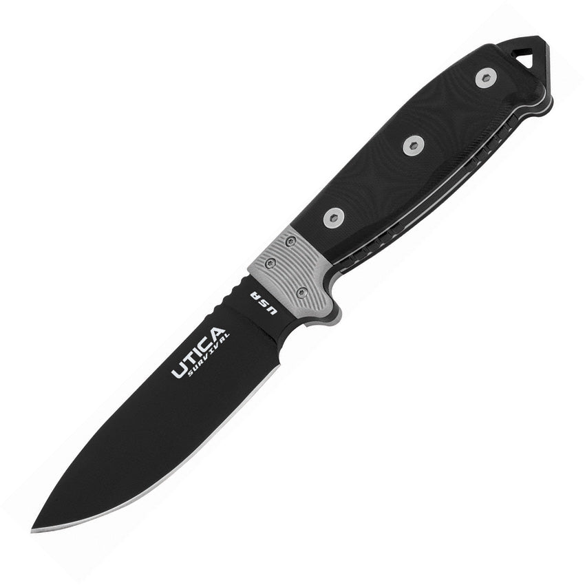 Utica Stealth I Machete | 1095 Carbon Steel Blade With Micarta Handle