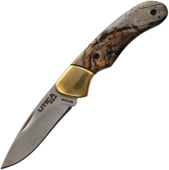 Original II Camo Lockback Folding Pocket Knife + Black nylon Sheath 911416cp