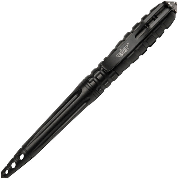 UZI Black Aluminum Glass Breaker Fisher Space Refill Tactical Pen P12BK