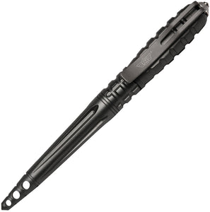 UZI Gun Metal Gray Glass Breaker Fisher Space Refill Tactical Pen TP12GM