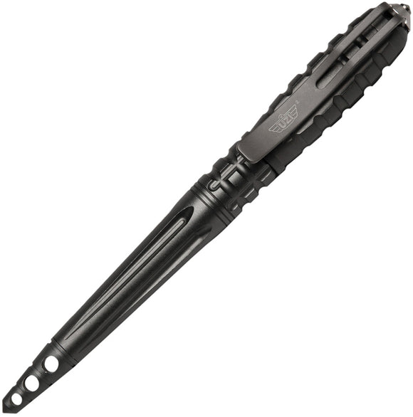 UZI Gun Metal Gray Glass Breaker Fisher Space Refill Tactical Pen TP12GM
