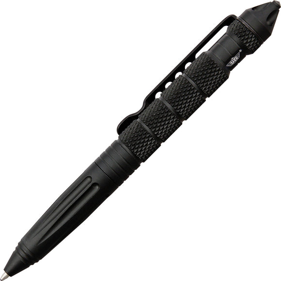 UZI Black Aircraft Aluminum Glass Breaker Self Defense Tool Tactical Pen TP2BK