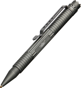 UZI Gun Metal Gray Aluminum Fisher Space Refill Tactical Pen TP3GM
