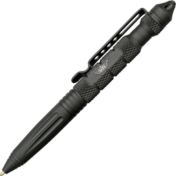 UZI Black Aircraft Aluminum Glass Breaker Self Defense Tool Tactical Pen TP6
