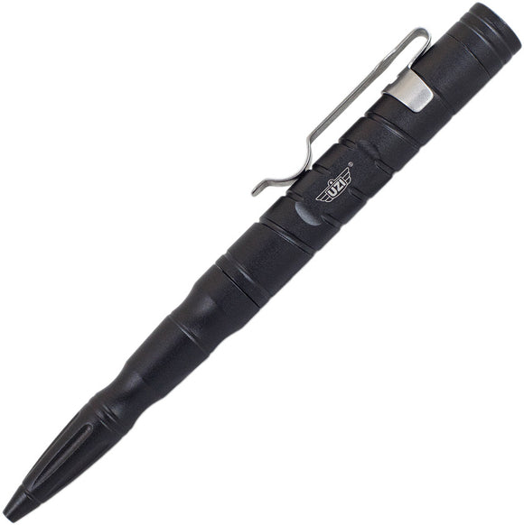 UZI Black Aluminum Fisher Space Refill Tactical LED Flashlight Pen TP9BK