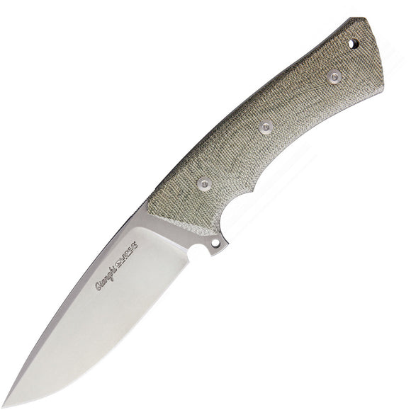 Viper Ganghi Green Micarta Handle Stainless Fixed Bohler N690 Blade Knife 4882CV  -On Sale