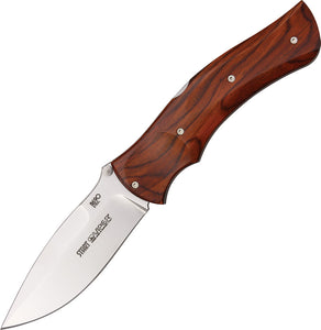 Viper Start Lockback Brown Cocobolo Wood Handle Folding N690Co Knife 5840CB